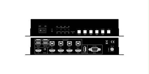 KVM 四面分割器在校园监控的应用