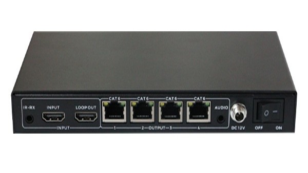 4K60 HDMI1分4分配延长器发射