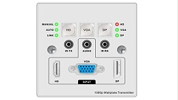LHDT 86面板墙插传输器发射HDMI+VGA+DP-碧云祥